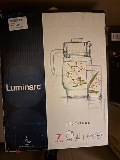 Luminarc Drinking set with 6 glasses