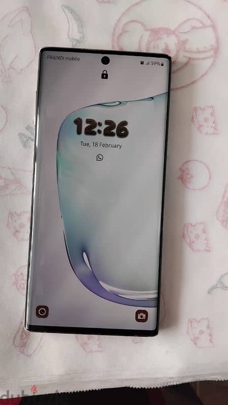 Samsung galaxy not 10 5G Ram 12gb Rom 256 0