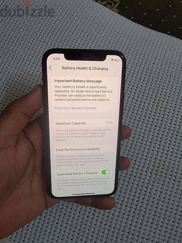 iPhone 11 pro 64 GB battery health 73 2