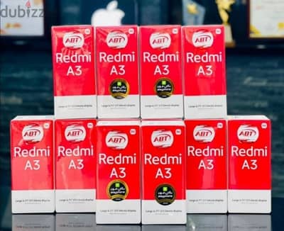 new redmi a3  33riyal 128gb