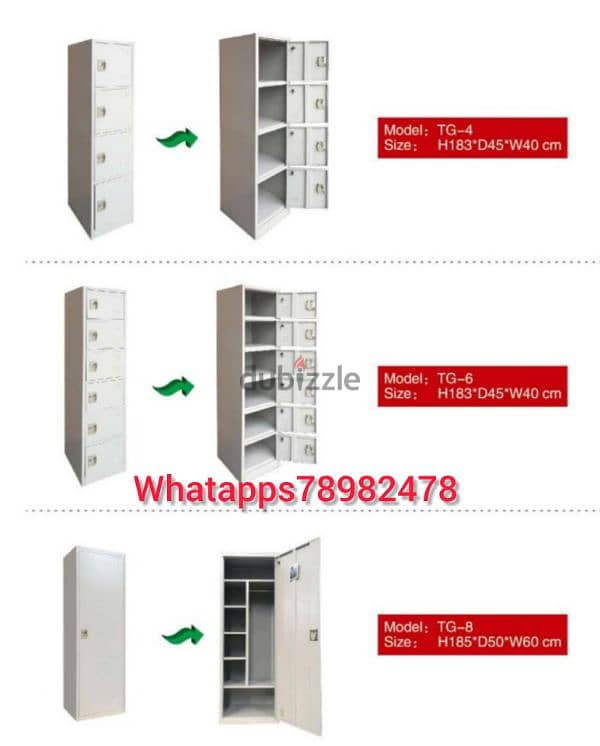 new still Cupboard available. all r not same size and not same price 1