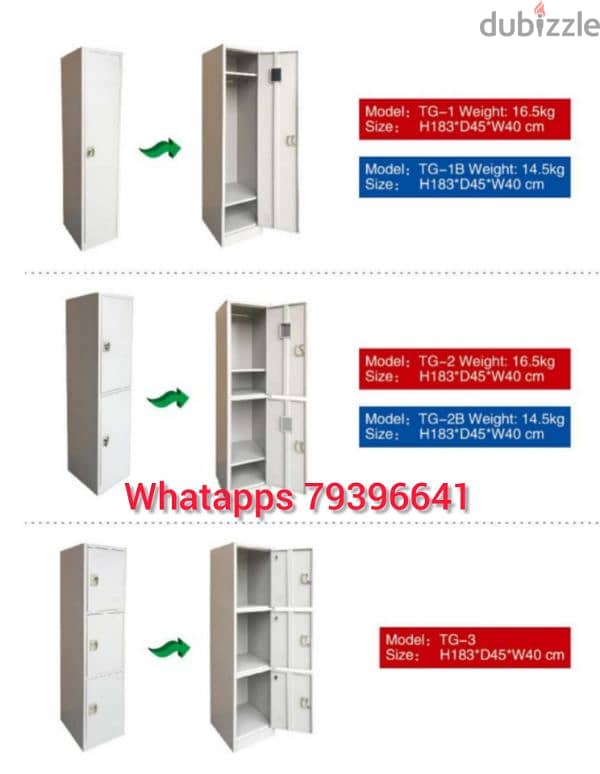 new still Cupboard available. all r not same size and not same price 3