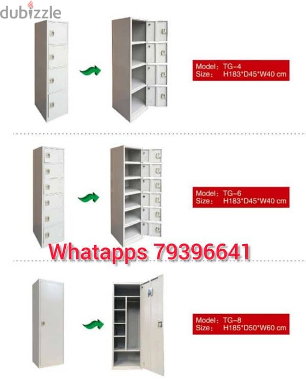 new still Cupboard available. all r not same size and not same price 6