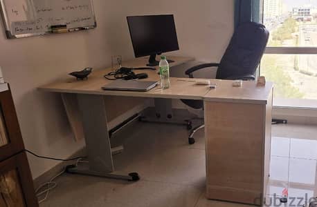 Office desk and chair