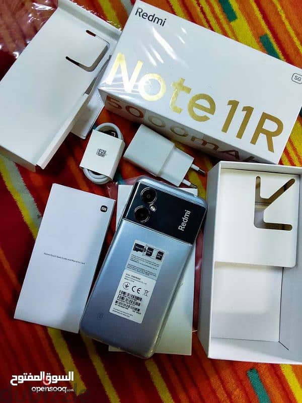 New mobile redmi note 11R 8 gb ram 1