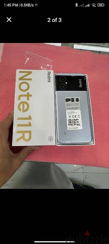 New mobile redmi note 11R 8 gb ram 3