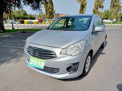 Mitsubishi Attrage 2018 Oman 1.2cc ( Only 88,000 km )