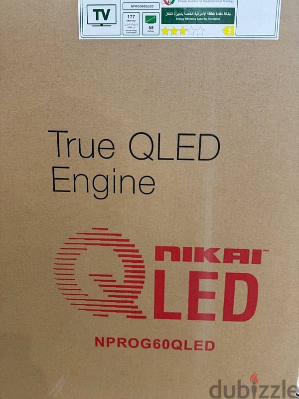 Nikai 58 inches QLED google tv brand new with one year warranty 2