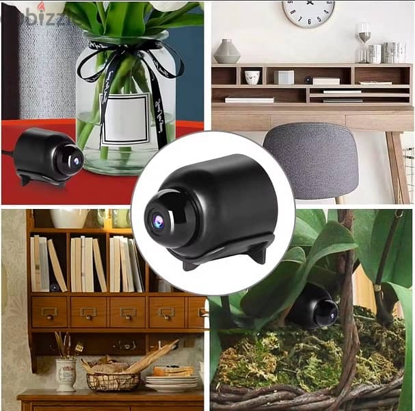 Mini WiFi Surveillance Camera High Quality Connects to Phone via App 3