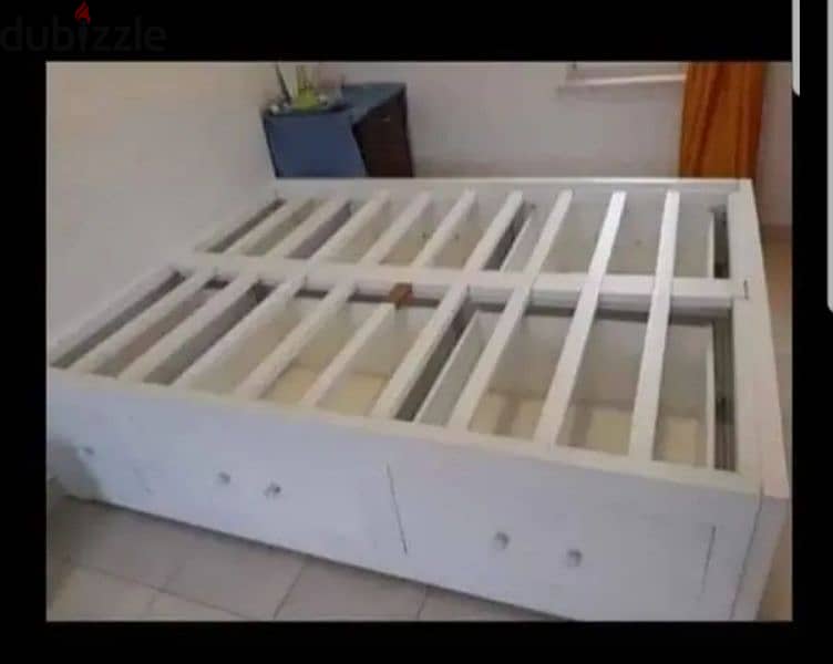 urgently sale۔bed in 6 Drawers۔70 OMR  contract۔ 7926 2005 2