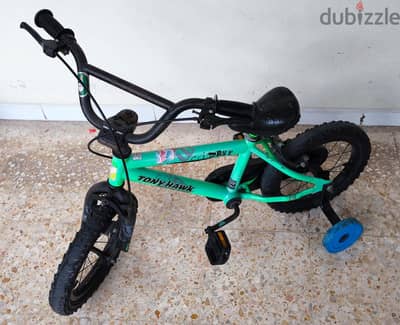 14Inch Green / Black Color Children’s BMX Bicycle, very clean at RO 6