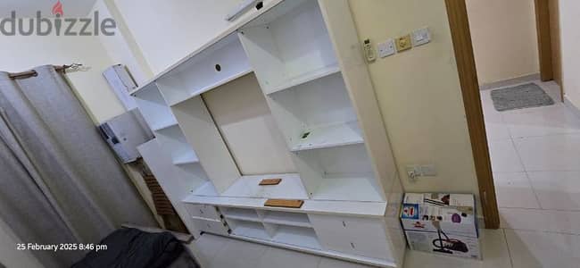 MDF TV cupboard with 4 Drawers Urgent Sale