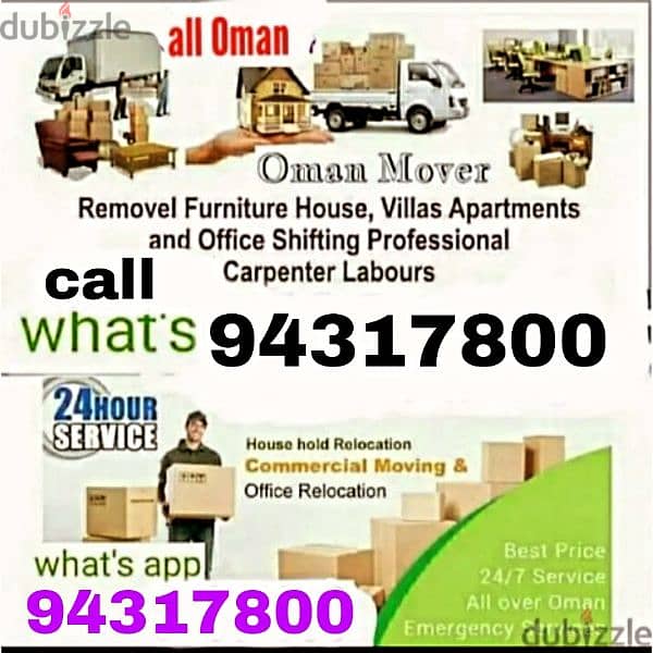 muscat furniture house shiftingg low price 0