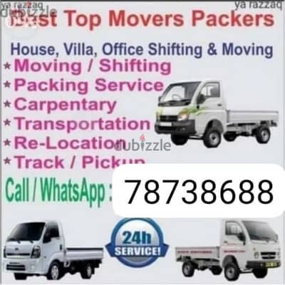 House shifting services and furniture fixing