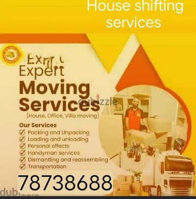 House shifting services at suitable price of