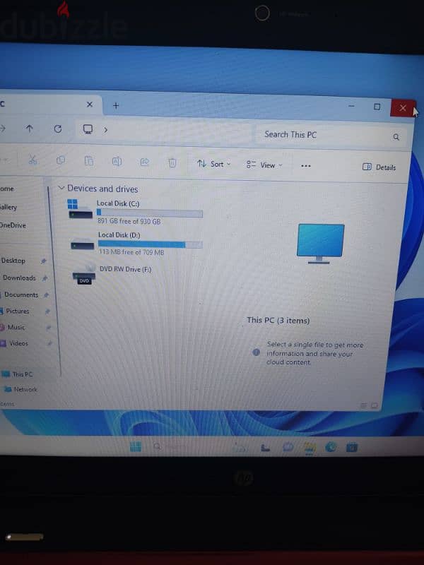 good working hp intel i3 series 500gb 4 GB ram 1