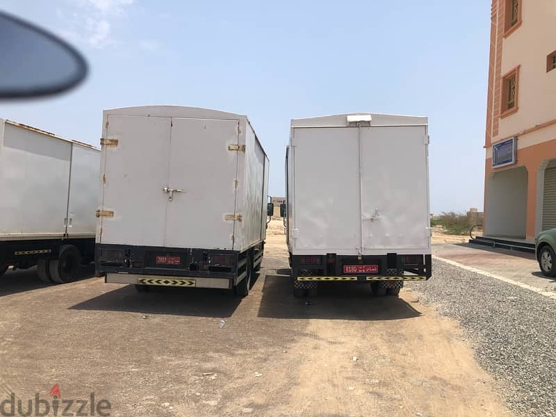 شاحنات لتأجير صندوق و برادات Truk for rent box & refrigerator 9