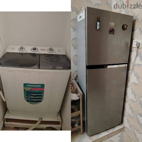 2 refrigerator freezer & 1 washing machine 0