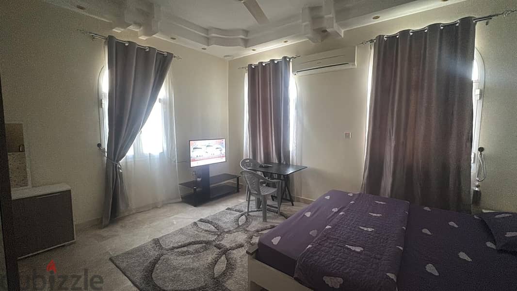 Available now is room with only bathroom, without kitchen, in Al Khuwa 12