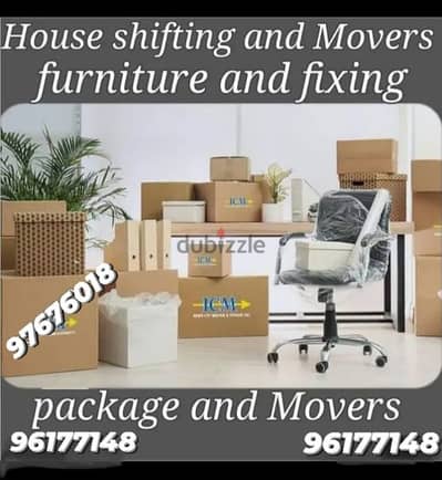 House shiffting office shiffting furniture fixing transport