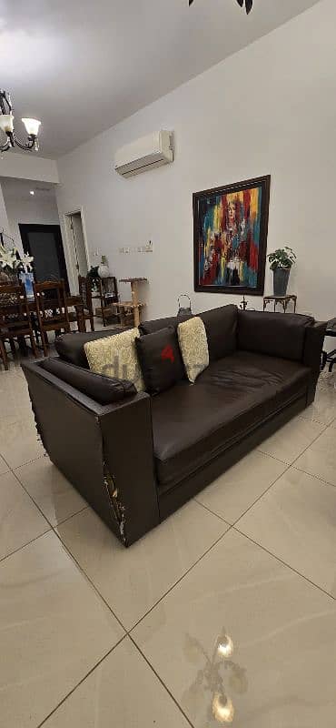 Leather Sofa Set 2