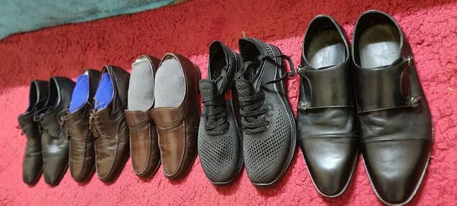 40 to 45 size 5 pair branded italian original shoes