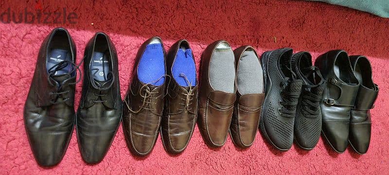 40 to 45 size 5 pair branded italian original shoes 1