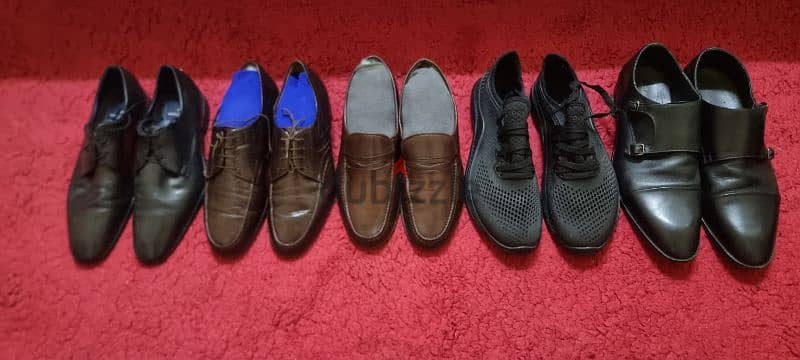 40 to 45 size 5 pair branded italian original shoes 2