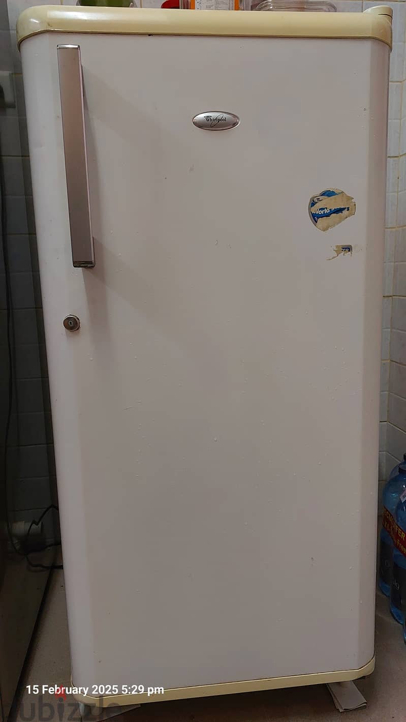 While colour single door fridge 2