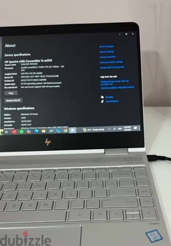 HP SPECTRE X360 I7 8GB 256GB SSD 2