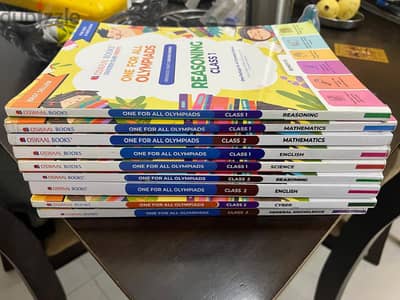 Kids learning book Olympiad class 1 and 2 books