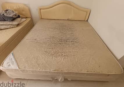 Double Bed Cot with Mattress