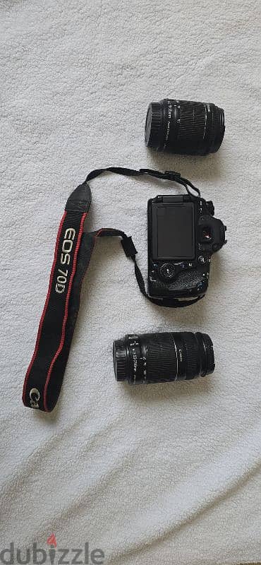 Canon 70D with 55-250mm and 18-55mm lens