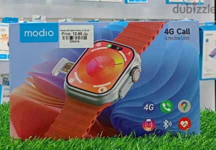 MODIO 4G 3 PAIRS STRAP SMART WATCH