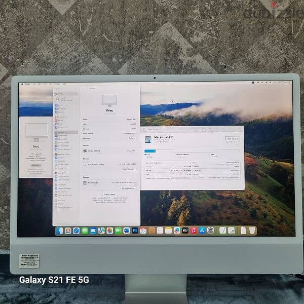 iMac(24",M1,2021)Ram-16GB,SSD 500GB 1