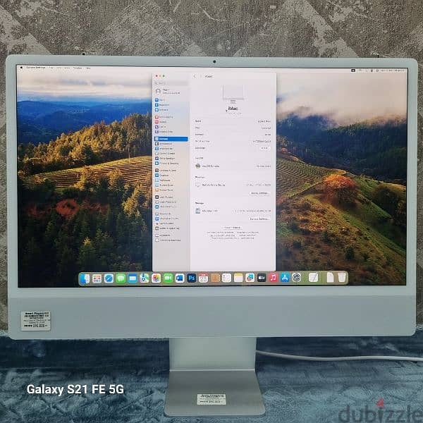 iMac(24",M1,2021)Ram-16GB,SSD 500GB 7