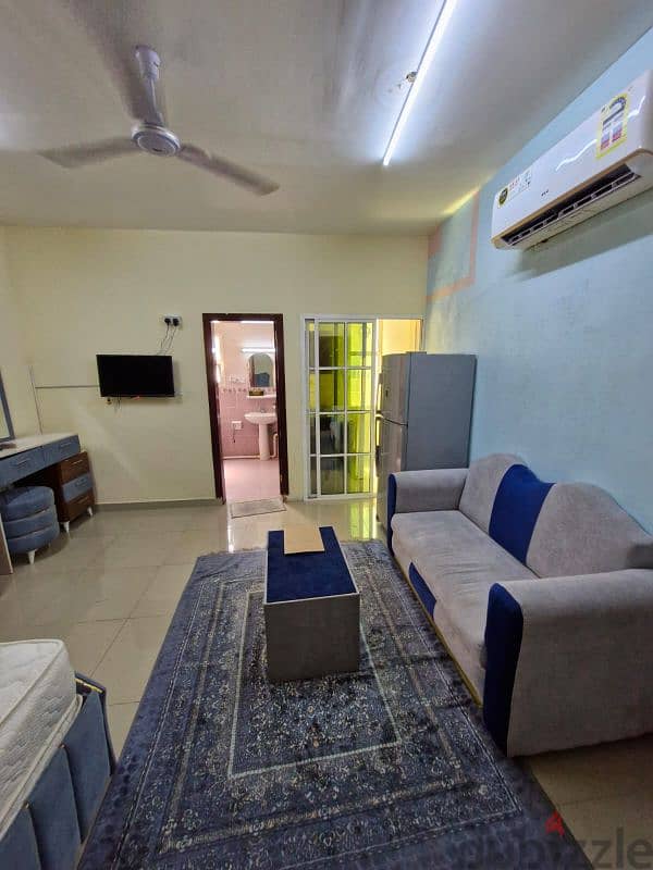 Furnished studio, Al Khuwair 33, near Luqaimat Restaurant 2