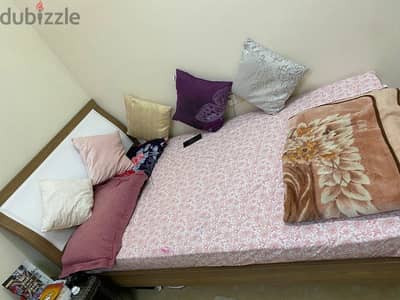 Single King Size Bed used with mattress