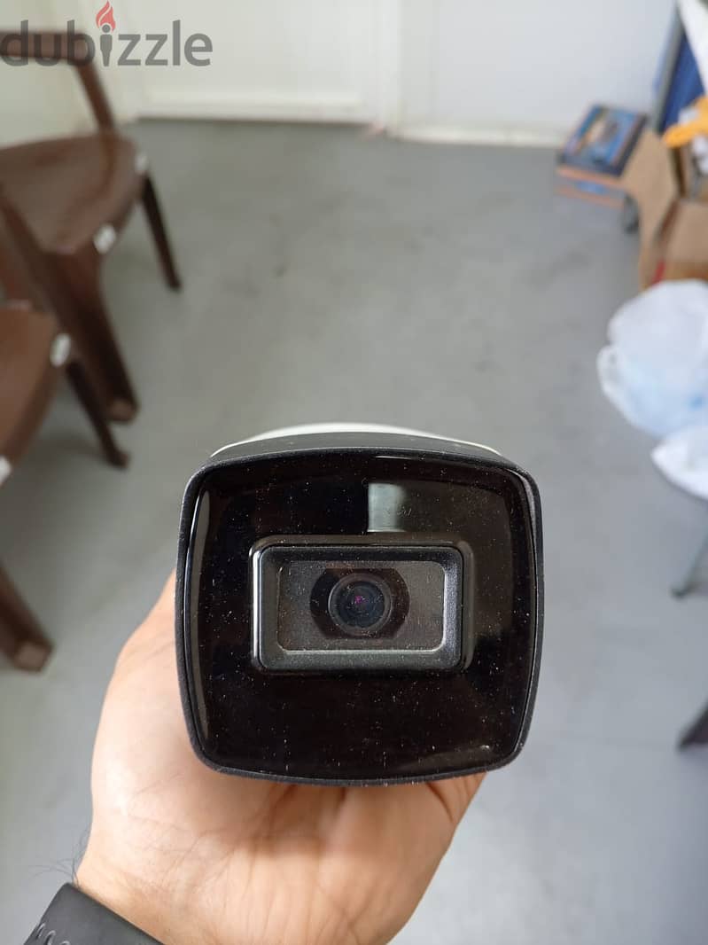 Hik Vision 4 Cameras With Wire 1