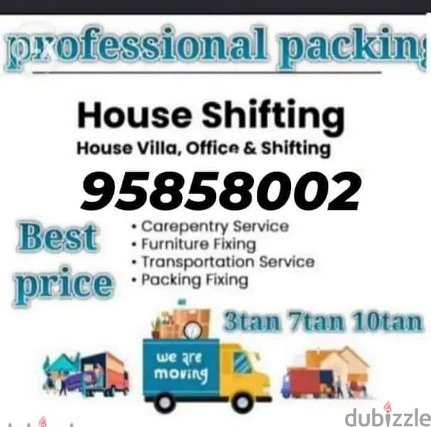 muscat furniture house shiftingg low price 0