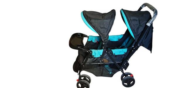 Babyplus Stroller (Twin type with push back)