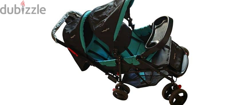 Babyplus Stroller (Twin type with push back) 1