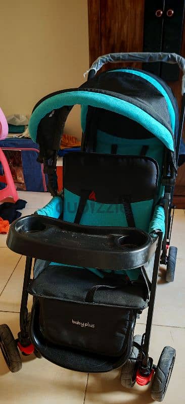 Babyplus Stroller (Twin type with push back) 2