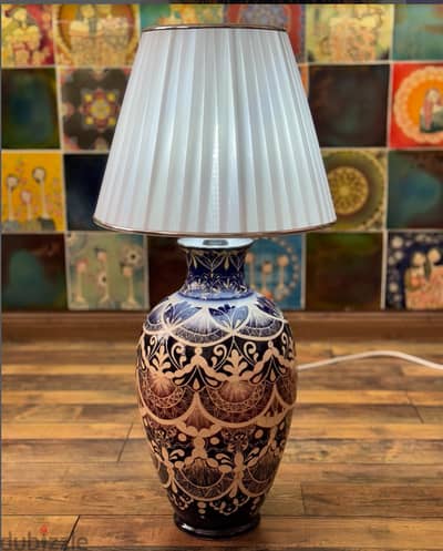 Exquisite and luxurious handmade ceramic lampshade