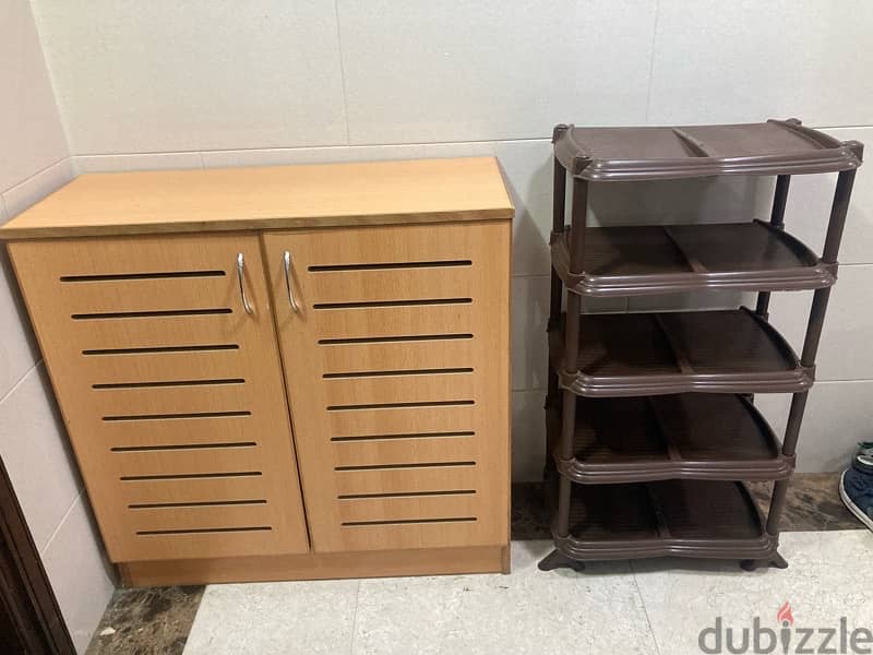 Fridge, Washing Machine, Cupboard, Grinder, Table, Shoe rack for sale 1