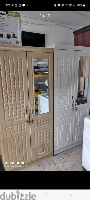 New 2 Door Cupboard White or Classic Color available 0