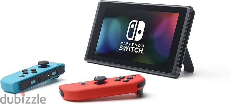 Nintendo Switch – OLED Model w/ Neon Red & Neon Blue Joy-Con 1