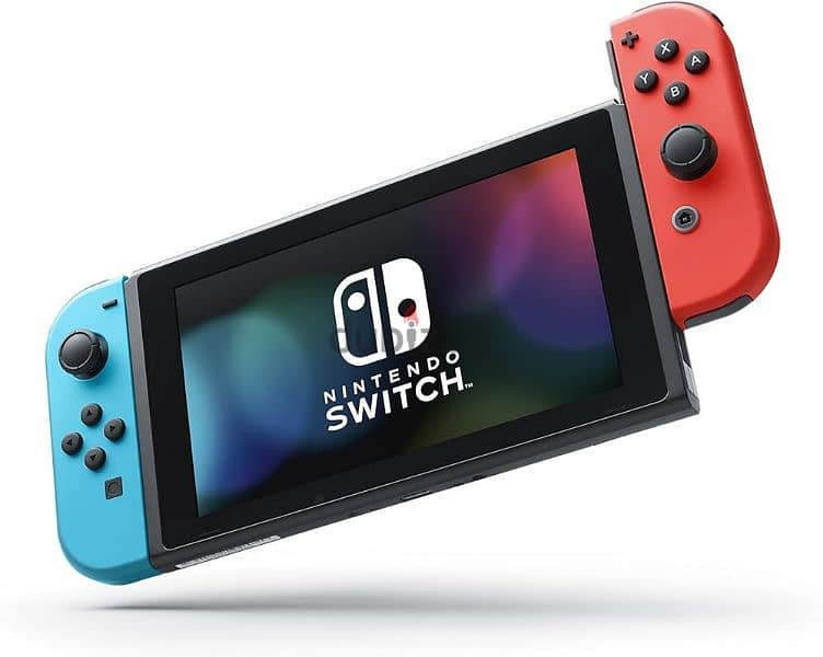 Nintendo Switch – OLED Model w/ Neon Red & Neon Blue Joy-Con 2