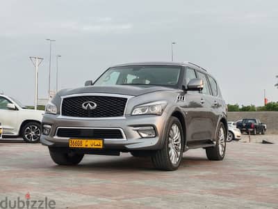 Gcc inviniti QX80 2017 very good condition full option