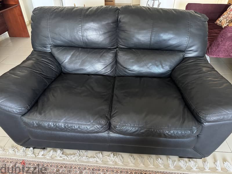 Leather Sofa set 2